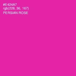 #E424A7 - Persian Rose Color Image