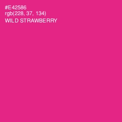 #E42586 - Wild Strawberry Color Image