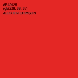 #E42625 - Alizarin Crimson Color Image