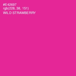 #E42697 - Wild Strawberry Color Image