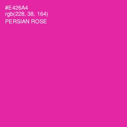 #E426A4 - Persian Rose Color Image