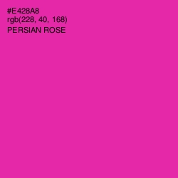 #E428A8 - Persian Rose Color Image