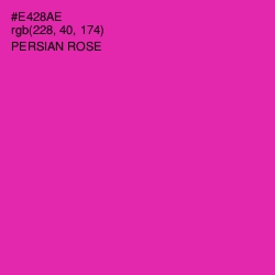 #E428AE - Persian Rose Color Image