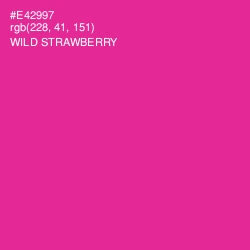 #E42997 - Wild Strawberry Color Image