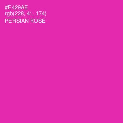 #E429AE - Persian Rose Color Image