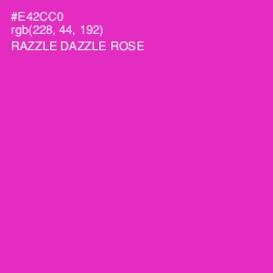 #E42CC0 - Razzle Dazzle Rose Color Image