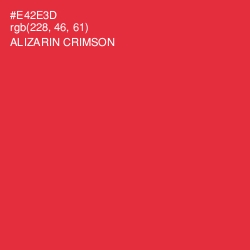 #E42E3D - Alizarin Crimson Color Image