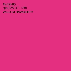 #E42F80 - Wild Strawberry Color Image