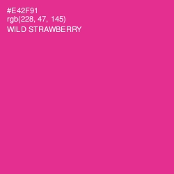 #E42F91 - Wild Strawberry Color Image