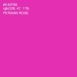 #E42FB3 - Persian Rose Color Image
