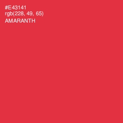#E43141 - Amaranth Color Image