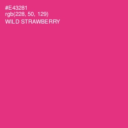 #E43281 - Wild Strawberry Color Image