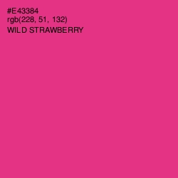 #E43384 - Wild Strawberry Color Image