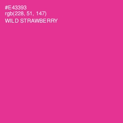 #E43393 - Wild Strawberry Color Image