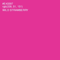 #E43397 - Wild Strawberry Color Image