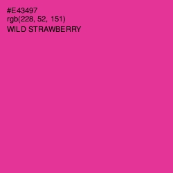 #E43497 - Wild Strawberry Color Image