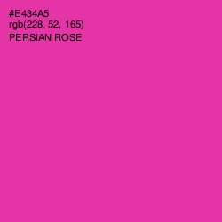 #E434A5 - Persian Rose Color Image