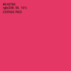 #E43765 - Cerise Red Color Image