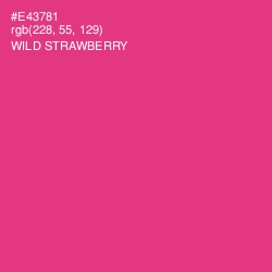 #E43781 - Wild Strawberry Color Image