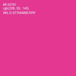 #E43791 - Wild Strawberry Color Image