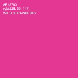 #E43793 - Wild Strawberry Color Image