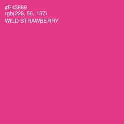 #E43889 - Wild Strawberry Color Image