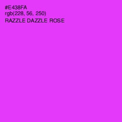 #E438FA - Razzle Dazzle Rose Color Image