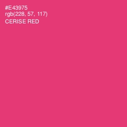 #E43975 - Cerise Red Color Image