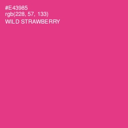 #E43985 - Wild Strawberry Color Image