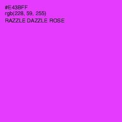 #E43BFF - Razzle Dazzle Rose Color Image