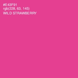 #E43F91 - Wild Strawberry Color Image