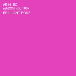 #E441BC - Brilliant Rose Color Image