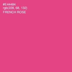 #E44484 - French Rose Color Image