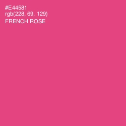 #E44581 - French Rose Color Image