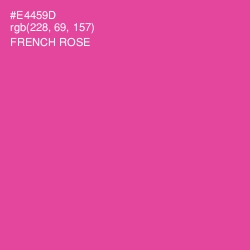 #E4459D - French Rose Color Image