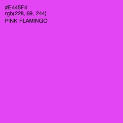 #E445F4 - Pink Flamingo Color Image