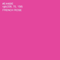 #E4469E - French Rose Color Image
