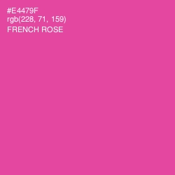 #E4479F - French Rose Color Image