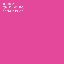 #E4489A - French Rose Color Image