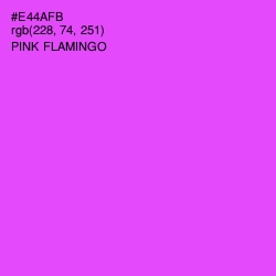#E44AFB - Pink Flamingo Color Image