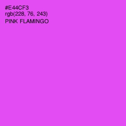 #E44CF3 - Pink Flamingo Color Image