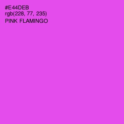 #E44DEB - Pink Flamingo Color Image