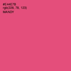 #E44E7B - Mandy Color Image