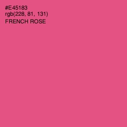 #E45183 - French Rose Color Image