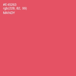#E45263 - Mandy Color Image