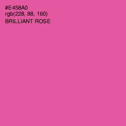 #E458A0 - Brilliant Rose Color Image