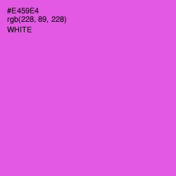 #E459E4 - Orchid Color Image