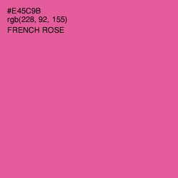 #E45C9B - French Rose Color Image