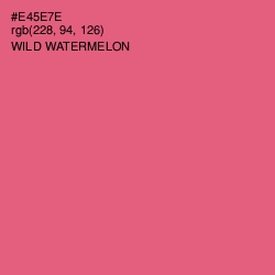 #E45E7E - Wild Watermelon Color Image