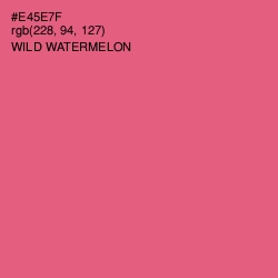 #E45E7F - Wild Watermelon Color Image